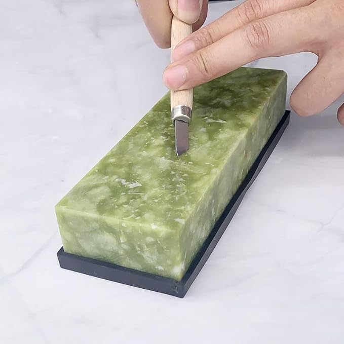 Knife Sharpening Stone Set ??Dual Grit Whetstone 1000/6000 10000,Angle Guide