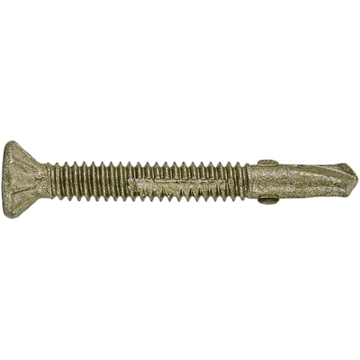 10x1-5/8 Reamer Tek Torx/Star Head Self-Drilling Wood to Metal Screws - for Flatbeds, Trailers - T-30 Torx Screw Head 1 Pound 113 Screws