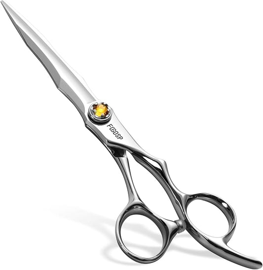 Professional Hair Scissors 6??Barber Scissors Japan VG10 Fine Cutting Blades Professional CNC Hair Shears Barber Scissor Set for Men and Women Haircut Shear Kit