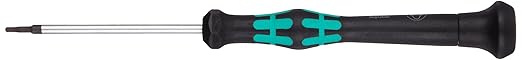 Wera 05118066002 Kraftform Micro 2054 Hexagon Electronics Precision Screwdriver, 1.5mm Head, 60mm Blade Length