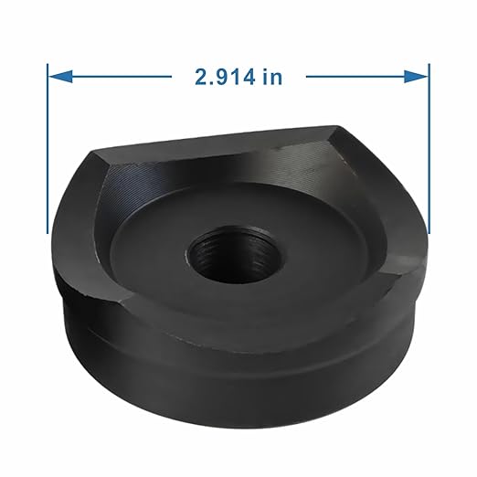 AMZCNC 2-1/2" Conduit Punch and Die for Hydraulic Knock Out Driver 3/4"-16UN Thread((Conduit Hole Size) 2-1/2")(Actual Hole Size: 2.91")