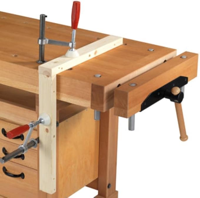 Sjobergs Professional Elite 2000 European Beech Workbench, SJO-99403K (Elite 2000 + SM04 + Clamping Platform + Acc. Kit)