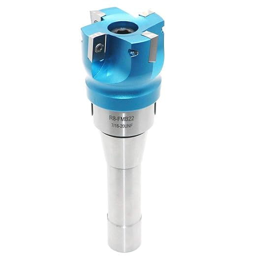 2 Inch Face Milling Cutter Aluminum 400R 50MM CNC End Milling Cutter Holder + R8-FMB22 Shank Face Shell Mill Arbor + 4pcs APKT1604 Carbide Inserts + 8mm Hexagon Wrench + T15 Wrench CNC Machine Tools