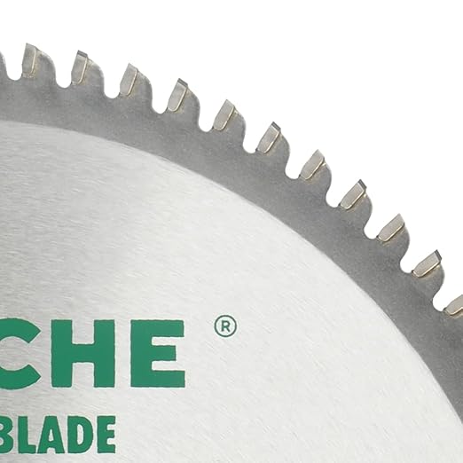 Hoteche 7-1/4-Inch Circular Saw Blade for Aluminum 80-Tooth Tungsten Carbide-Tipped Blade High-Performance Professioal Saw Blade for Circular Saws and Miter Saws, Rhombus Hole Size 5/8-inch