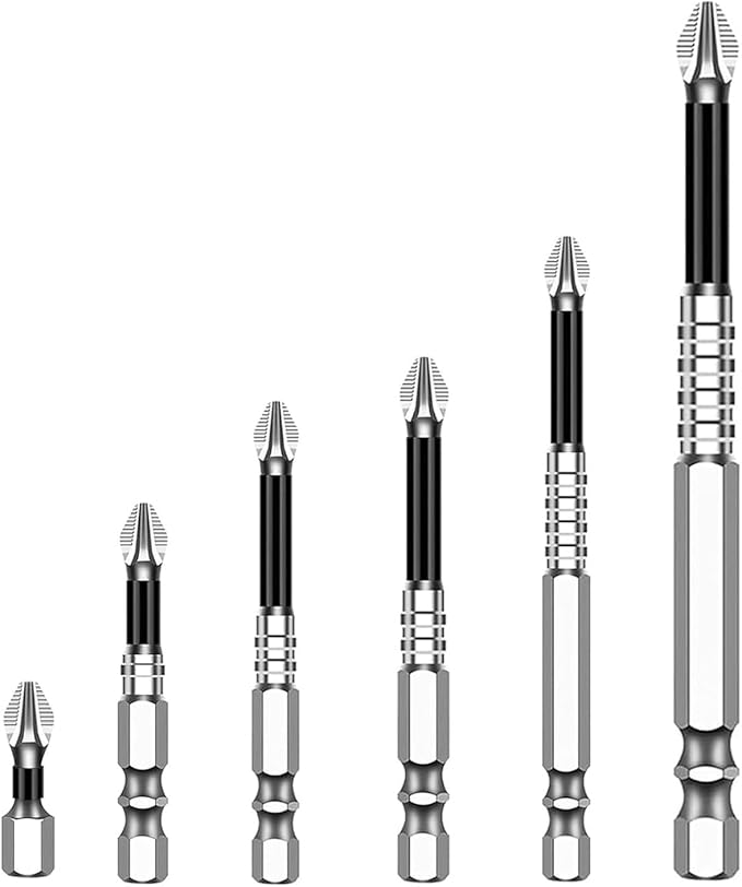 High-Magnetic Screwdriver Drill Bit, Anti-Slip Magnetic Electric Screwdriver Set,Strong Magnetic Durability Screwdriver Drill Bit Set