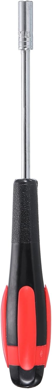 HARFINGTON Metric Nut Driver 4.5mm Dia 75mm Shank Non-Magnetic 6 Point Hex Socket Screwdriver with Non-Slip Handle for Tightening and Loosening Fasteners