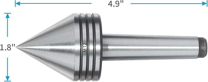 MT2 Heavy Duty Live Tailstock Center for wood lathe