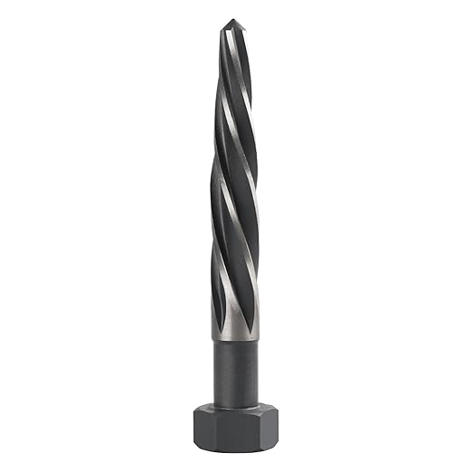 Rocaris 13/16" M2 HSS Taper Chucking Reamer Drill Bit, Taper Reamer Drill Bit for Steel, Alloy, Aluminum, Wood, Plastic