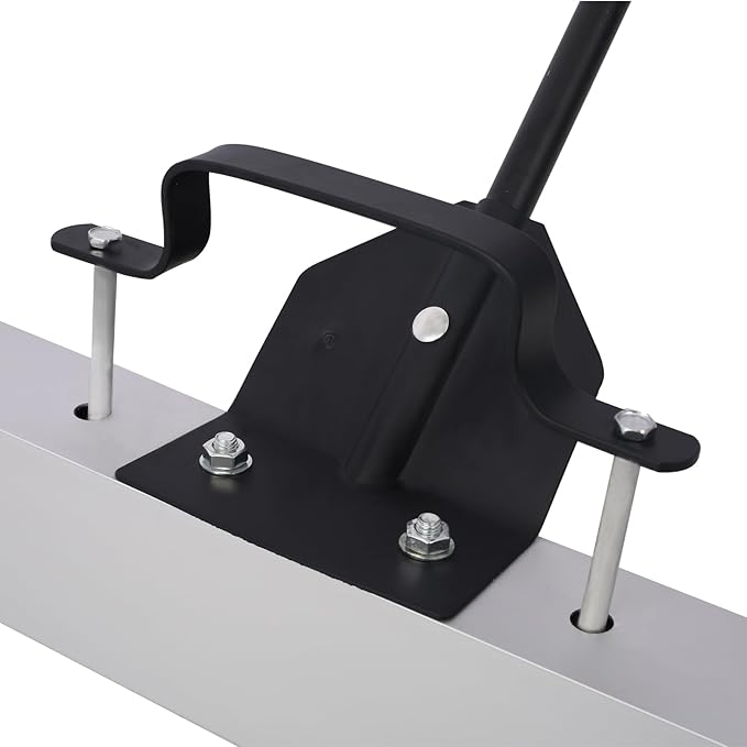 Henf Rolling Magnetic Sweeper, Heavy Duty Magnet Roller Magnetic Pickup Sweeper with Wheels, Quick Release Latch and Adjustable Long Handle for Nails Needles Screws Collection (36 Inch-1)