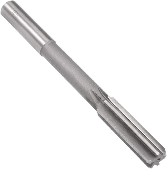 uxcell Chucking Reamer 16mm, H7 HSS Lathe Machine Reamer 6 Straight Flutes, Round Shank Milling Cutting Tool, Metric Reaming Drill Bit for Stainless Steel Metal Hole