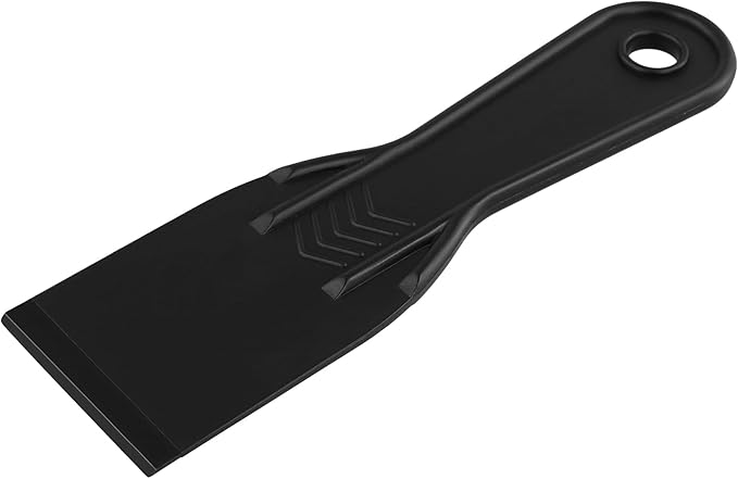 HAKZEON 50 PCS Plastic Putty Knife, 2 Inch Black Drywall Scraper, Flexible Spreader Spackle Tool for Spackling Patching