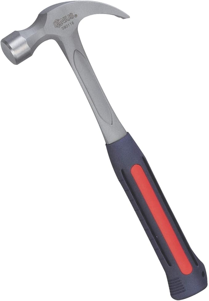 Genius Tools 590116 Claw Hammer 1 Lbs./454G
