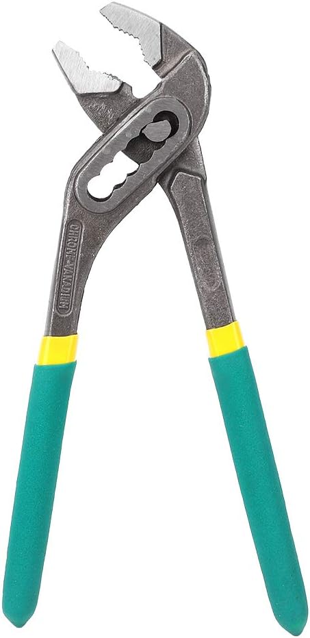 Water Pump Pliers, Heavy Duty Adjustable 45# Steel Plumbing Pliers with Pipe Wrench for Plumbers and Industrial Use (20.3cm/8in)