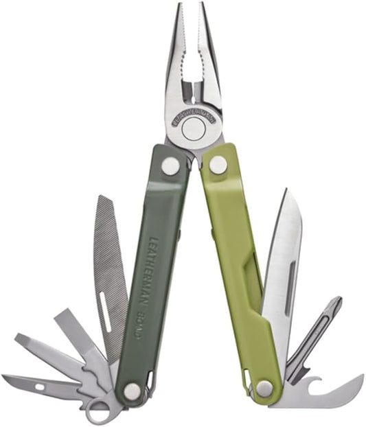 LEATHERMAN, Bond, 14-in-1 Lightweight Multi-tool for Camping, Hiking & Everyday Carry (EDC), Made in USA, Mossy Slate