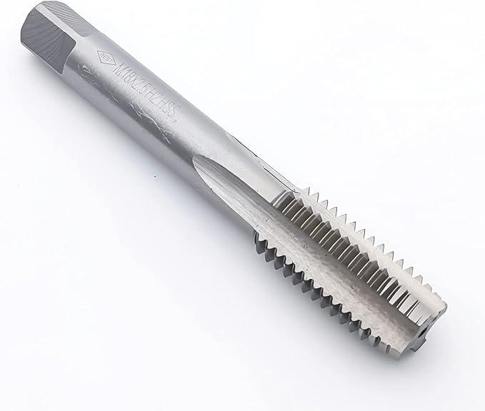 Metric Thread Tap, M18 X 2.5 HSS Machine Right Hand Thread Tap M18 X 2.5mm