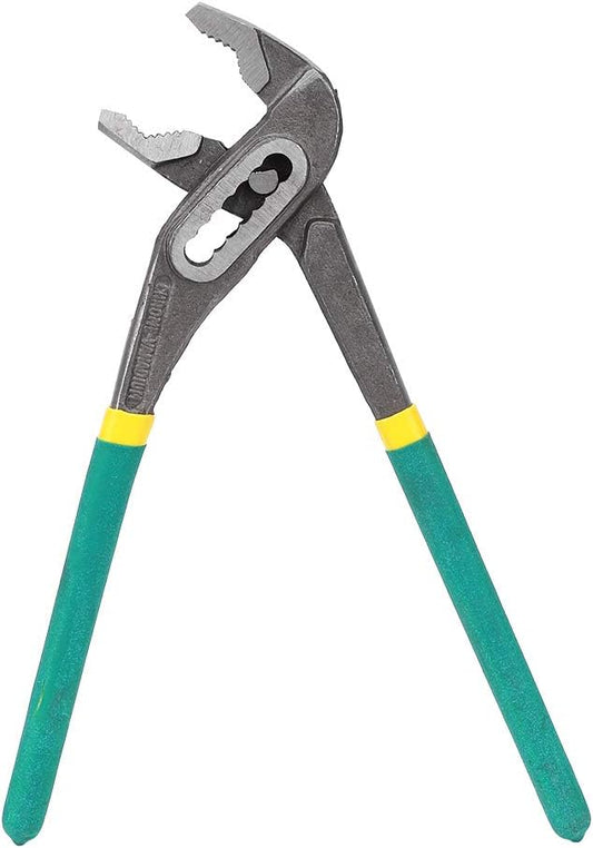 Water Pump Pliers, Heavy Duty Adjustable 45# Steel Plumbing Pliers with Pipe Wrench for Plumbers and Industrial Use (10 inches)