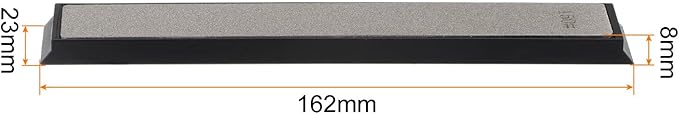 uxcell Diamond Sharpening Stones 150 Grit Whetstone Knife Sharpener Stone with Non-Slip Base