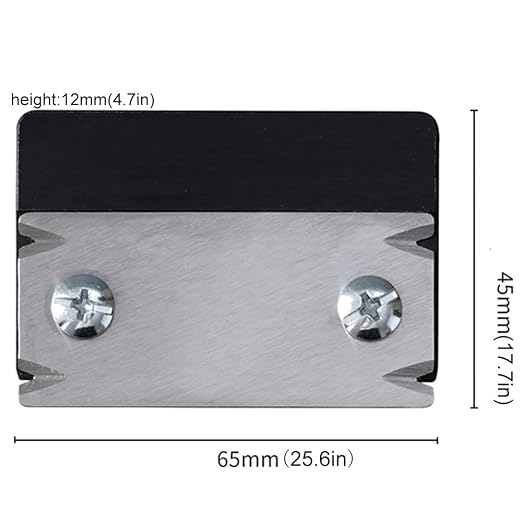 Woodworking Edge Trimmer, Hand Planer Edge Bander for Burrs,Edge Corner Planer,Wood Chamfering Fillet Scraper,Edge Banding Cutter for PVC ABS Melamine Veneer,Deburring Tool,MG-022BK