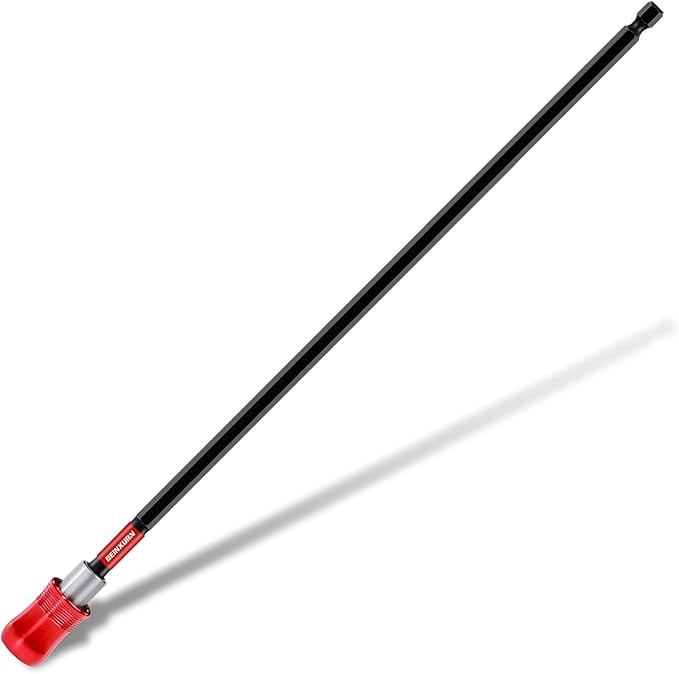 12” Impact Screwdriver Bit Holders, Magnetic Extension Quick-Change Socket Drill Bit Holder Cr-V SteelHex Shank Quick Release Drill Bit Guide （1PCS）