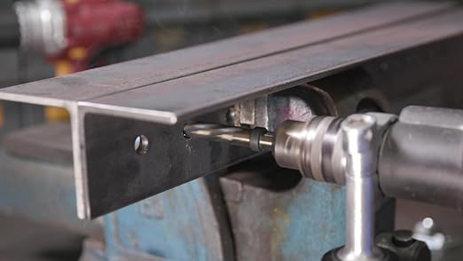 Drill America 7/8" Bridge/Construction Reamer with 1/2" Shank, Black and Gold Finish, KFD Series