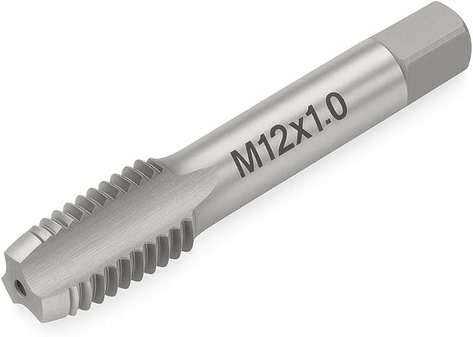 M12x1.0 Metric Thread Tap 6542 High-Speed Steel Tap for Internal Threading and Repair