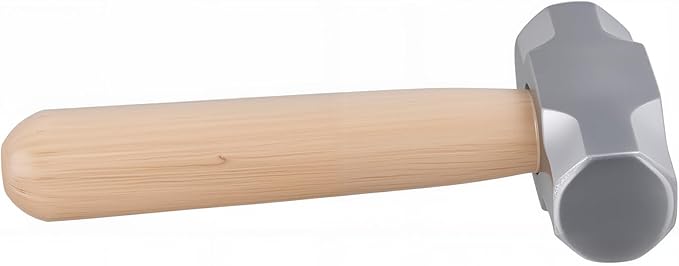4 Pack Mini Sledge Hammer, Sledge Hammer with Wood Handle, 1 LB Crack Hammer for Metal Working and House Repairs