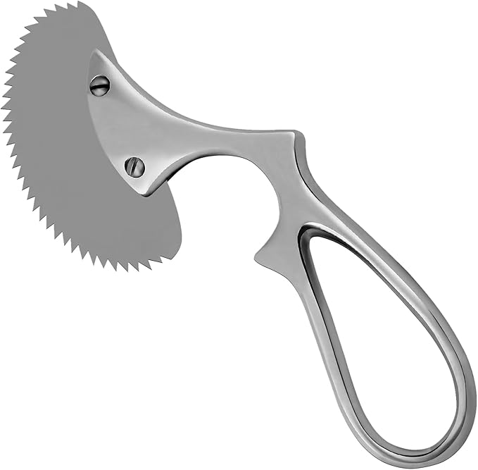 Cast Spreader 3 Prong, Burn Cast & Plaster Shear, Scissors Pliers Forceps Plaster Opner Orthopedic Tools Instruments German Grade Stainless Steel (Angle Bone Saw)