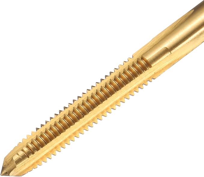 uxcell Metric Thread Tap M4 x 0.7 H2 120mm Straight Flute Screw Thread Milling Machine Taps Threading Tapping Repair Tool