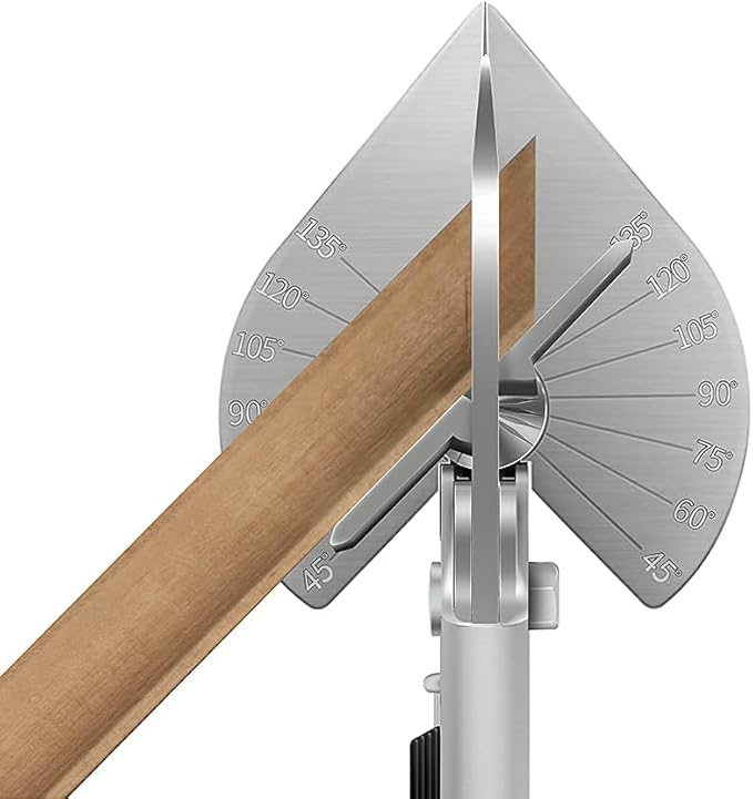 TOWOT Sharp Multi Angle Miter Shear Cutter Adjustable at 45 to 135 Degree with Safety Lock Hand Tools for Cutting Plastic PVC and Molding Trim Upgrade Hardened Version