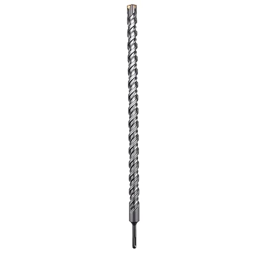 1-9/16 in x 23.6 in (40 x 600mm) SDS Plus Rotary Hammer Drill Bit, Concrete Drill Bit for Concrete, Brick, Cement and Stone, Length (Length : 600mm / 23.6 inch, 1-9/16 inch （ 40mm)