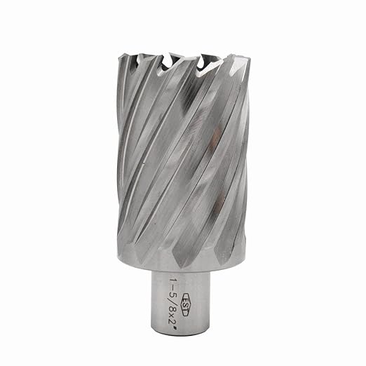 HSS M2AL Annular Cutter 2" DOC with 3/4" Weldon Shank for Magnetic Drill Press by EST (D1-5/8" X 2")