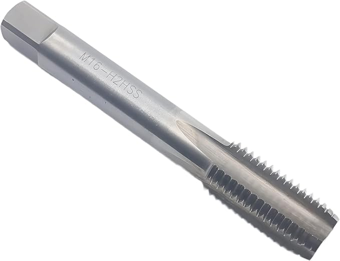 Metric Thread Tap, M16 X 2.0 HSS Machine Right Hand Thread Tap M16 X 2.0mm