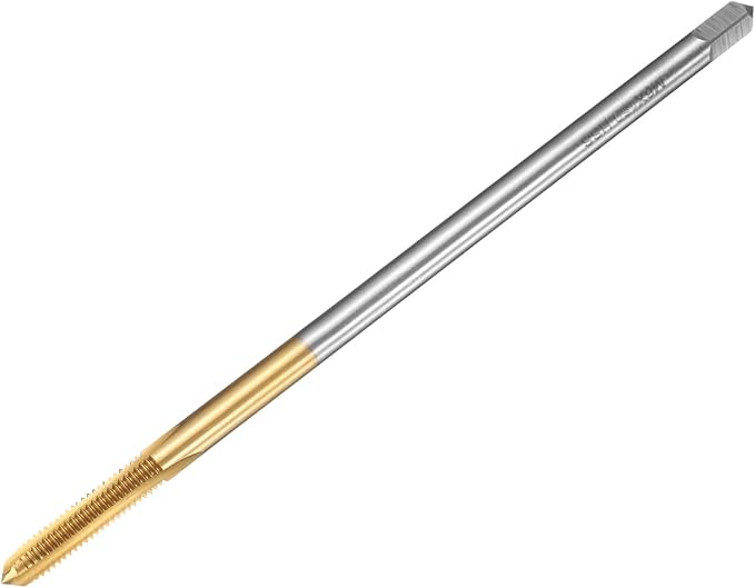 uxcell Metric Thread Tap M6 x 1 H2 150mm Straight Flute Screw Thread Milling Machine Taps Threading Tapping Repair Tool