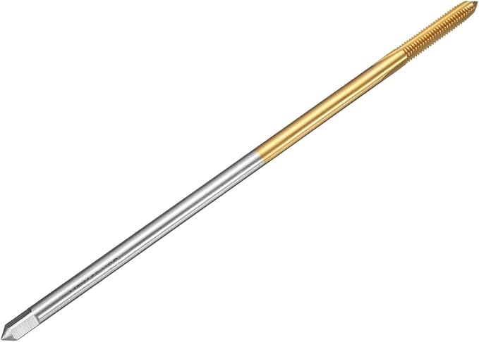 uxcell Metric Thread Tap M5 x 0.8 H2 150mm Straight Flute Screw Thread Milling Machine Taps Threading Tapping Repair Tool