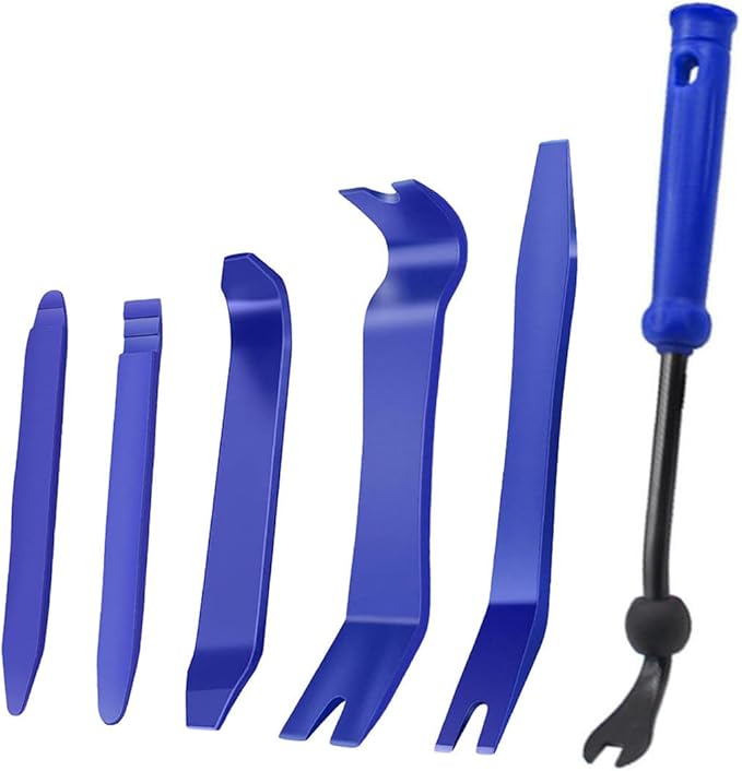 6 Pcs Auto Trim Removal Tool Kit, for No-Scratch Removal Tool Kit for Car Panel & Audio Dashboard Dismantle