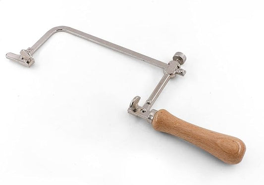 Steel Frame Coping Saw - High-Strength Hand Cutting Tool for Wood/Metal/Ceramic, Multi-Scenario DIY Projects