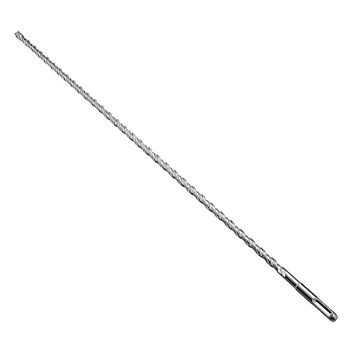 9/16 in x 18 in (14 x 460mm) SDS Plus Rotary Hammer Drill Bit, Concrete Drill Bit,Masonry Drill Bit for Concrete, Brick and Cement (Length : 460mm / 18 inch, 9/16 inch （ 14mm)
