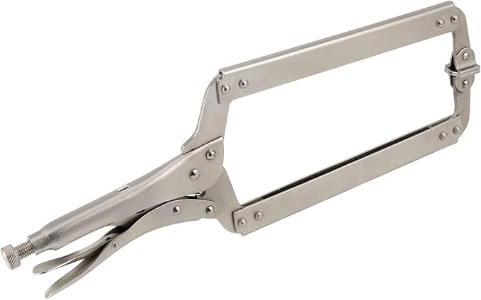 3PCS 18 Inches C-clamp Locking Pliers with Swivel Pads, Locking Clamp Pliers, Welding Clamps for Wood Working and Welding