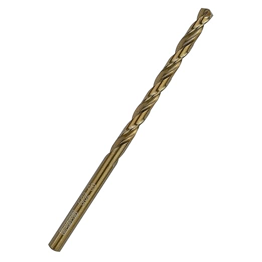 5/32 Inch Cobalt Drill Bit Set - 5pcs M35 Metal Bits With Split Point Tip for Steel, Hard Metal, Cast Iron (5/32" x 3")