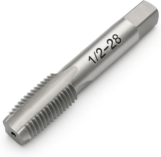 1/2"-28 SAE Thread Tap – 6542 HSS Thread Maker for Internal Thread Repair and Fabrication