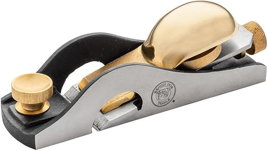 Bench Dog Rabbeting Block Plane – Hand Planer for Wood, Rabbet Plane for Woodworking, Full-Width Blade for Tenons & Clean 90° Corners