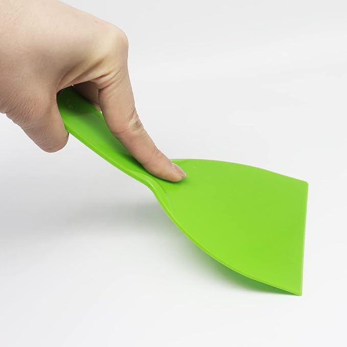 Plastic Putty Knife, 3 PCS 4 Inch Scraper Tool, Flexible Spackle Knives for Drywall, Decals, Wall Paper, Patching, Painting, Taping, Scraping Coating