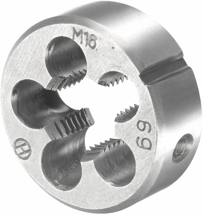 Mactoom 16mm x 1.5 HSS Metric Tap and Die Set Right Hand Thread,Tapping DIY Tool 3pcs (M16 x 1.5mm)