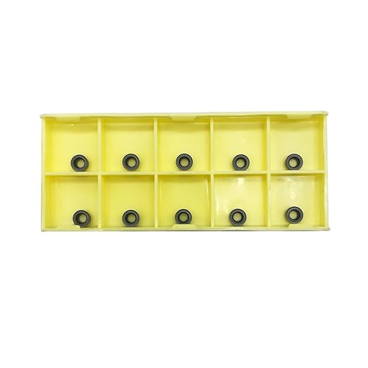 3/8??1/2" SRACR SRACL SRDCN1010/1212 H06 Lathe Turning Holders Lathe Turning & Profiling Tool Holder with RCMT0602 Round Carbide Milling Inserts (10pcs RCMT0602MO(Gray))