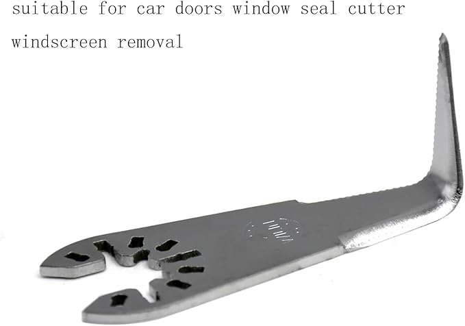 Cold Knife Blade Windshield Removal Auto Glass Cut Out Knife Bent Blade Compatible with Craftsman Dewalt Jobmax, Makita Milwaukee Porter Cable Removing Tool Parts 2PK