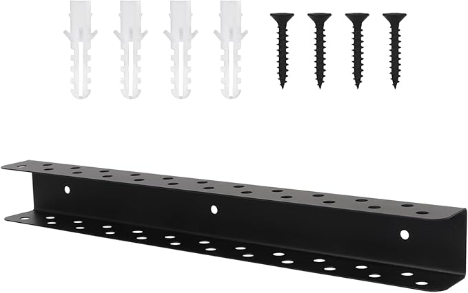 Screwdriver Organizer, Carbon Steel Screwdriver Holder, Garage Tool Organizer Wall Mount for Pliers, Wrenches & Nut Driver, Utility Storage Rack for Workspace, Workshop, Shed (15.7?섃셂/23 Holes)