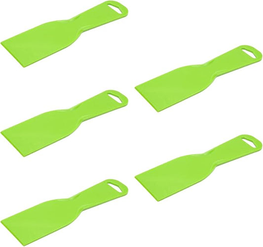 Utoolmart Putty Scraper 2" Plastic Flexible Putty Knives Spreader for Taping Drywall Wall Painting Green 5Pcs