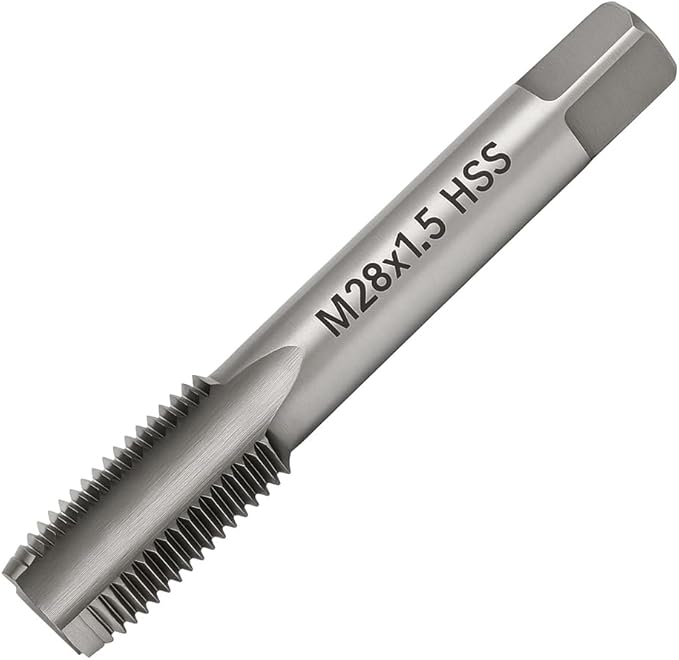 M28x1.5 Metric Thread Tap 6542 High-Speed Steel Tap for Internal Threading and Repair