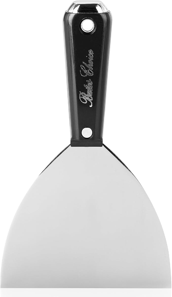 Bates- Putty Knife, 5 Inch, Carbon Steel, Flexible, Metal Scraper, Drywall Spackle Knife, Metal Paint Scraper Tool, Putty Knife Scraper, Wall Scraper, Metal Putty Knife, Drywall Putty Knife