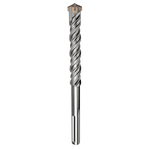 25/32 inch x 13-3/8 inch SDS Max Rotary Hammer Drill Bit, Carbide Tipped Concrete Drill Bits for Concrete, Brick, Cement and Stone, 13-3/8 inch Length (25/32 in x 13-3/8 in)